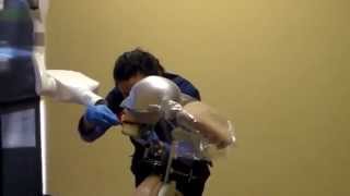Student taking xrays