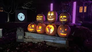 2022 Halloween Display  Singing Pumpkins