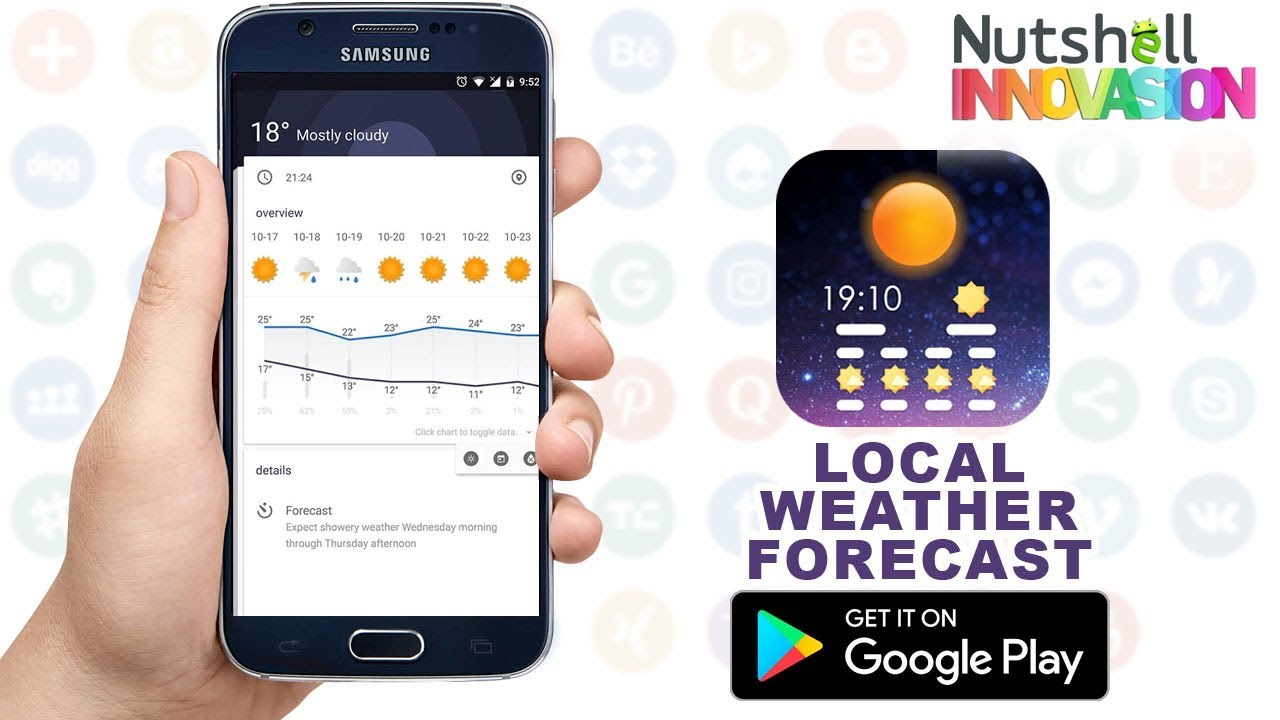 Weather Forecast Android App Weather Apps Local Weather Forecast
