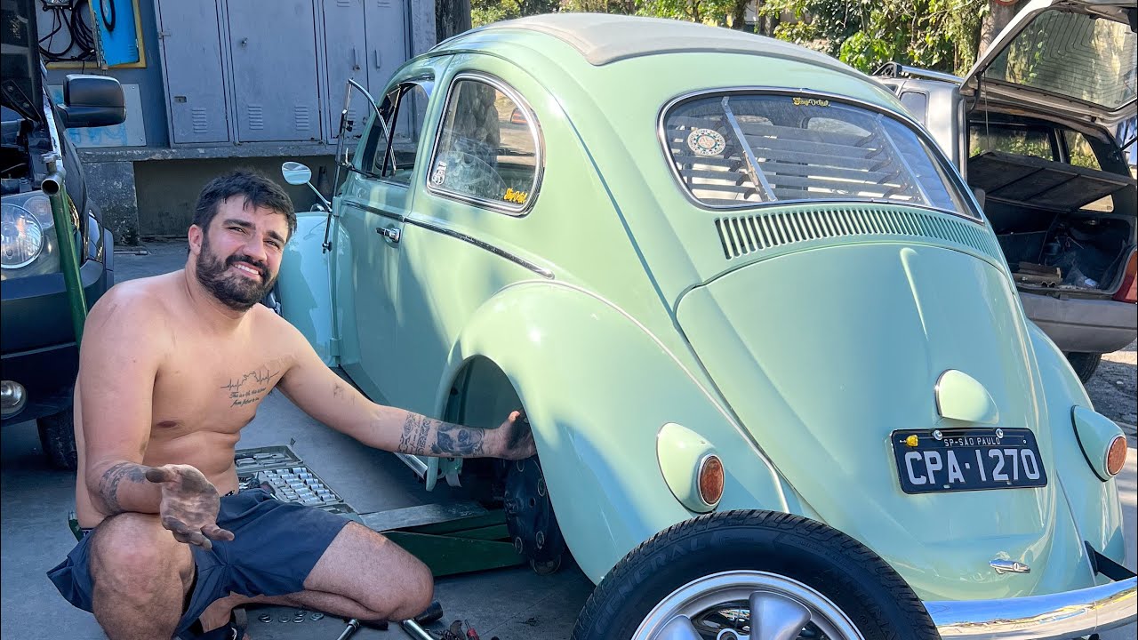 DEU RUIM FUSCA QUEBROU NA VIAGEM DE FUSCA 1962