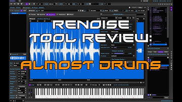 RENOISE tool review: ALMOST DRUMS - native drum synthesis!