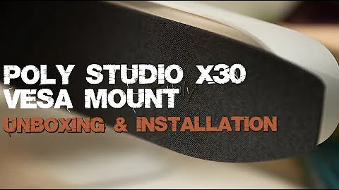 Poly Studio X30 VESA Mount - Unboxing & Installation