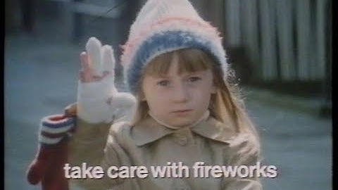 Sparklers - Take Care With Fireworks - BBC Public Information Film