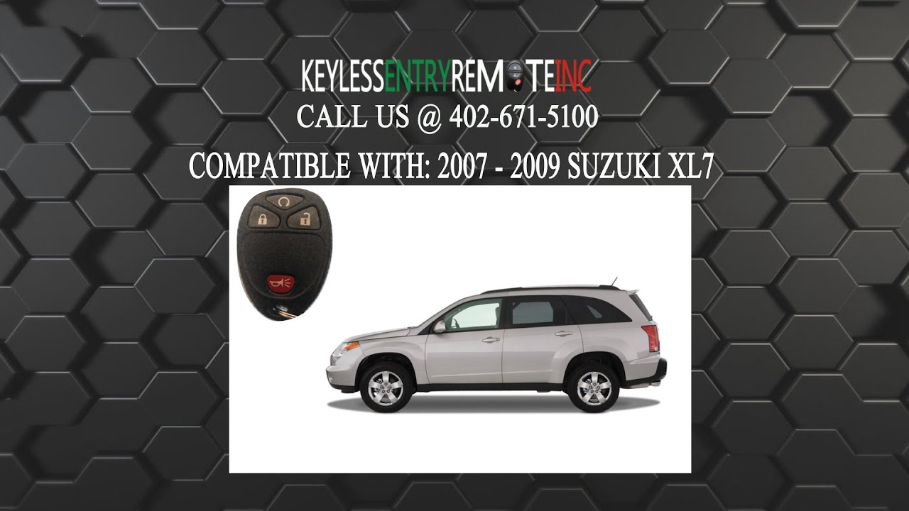 How To Replace Suzuki XL7 Key Fob Battery 2007 2008 2009 YouTube
