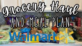 Realistic Walmart Grocery Haul for My Family of 4 | Meal Plan | Molly Purcell | Molly Makes it Easy