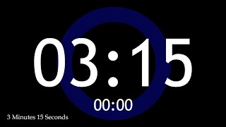 3 MINUTE 15 SECOND TIMER & ALARM Profile
