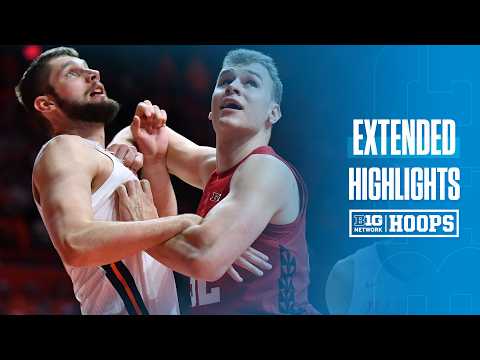 Wisconsin at Illinois | EXTENDED HIGHLIGHTS | Big Ten Basketball | 02/10/2026