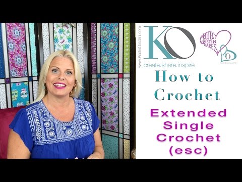 Extended Single Crochet: Kristin Omdahl's Crochet Stitch Library