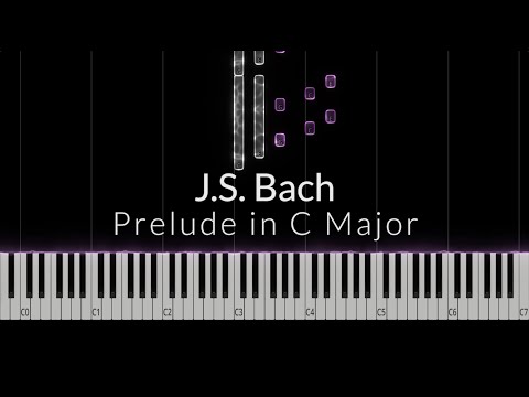 J.S. Bach - Prelude in C Major Piano Tutorial