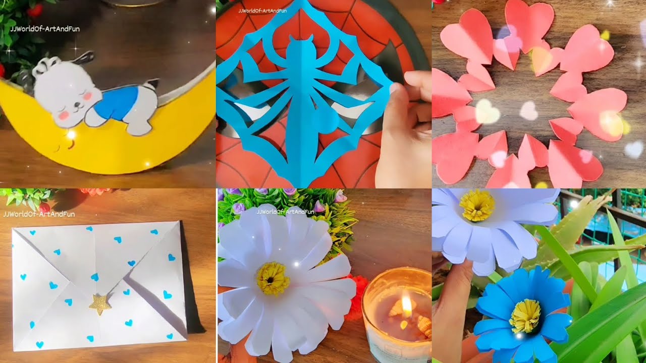 Easy & Cute Paper Crafts | DIY Craft Ideas for Decoration | Fun DIY ...