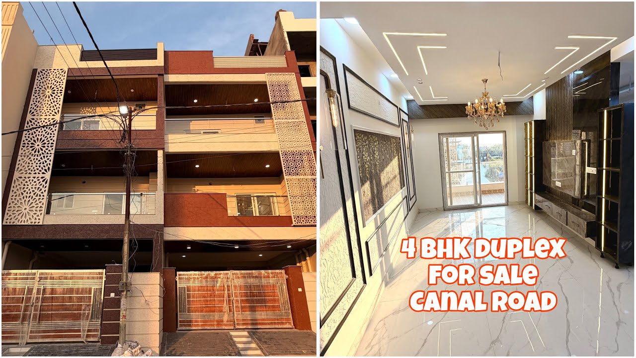 4BHK STILT PARKING DUPLEX FOR SALE ON CANAL ROAD 