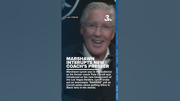 Marshawn Lynch interrupts Pete Carroll presser with 