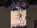 Jalen ➡️ OG is ELECTRIC ⚡️ #knicks #shorts #msg #teamwork #jam #slam #dunk #jalenbrunson #oganunoby