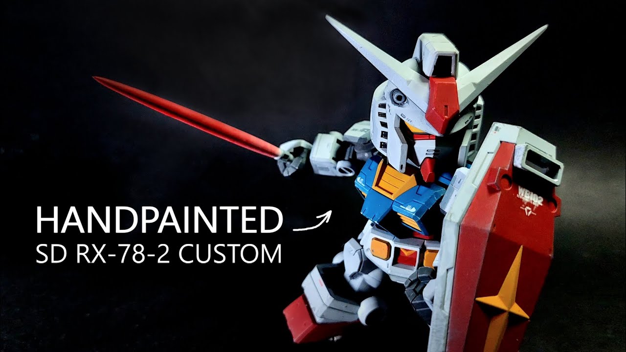 GET YOUR BRUSHES READY! Handpainted GUNPLA! SD CS RX782 Custom! YouTube