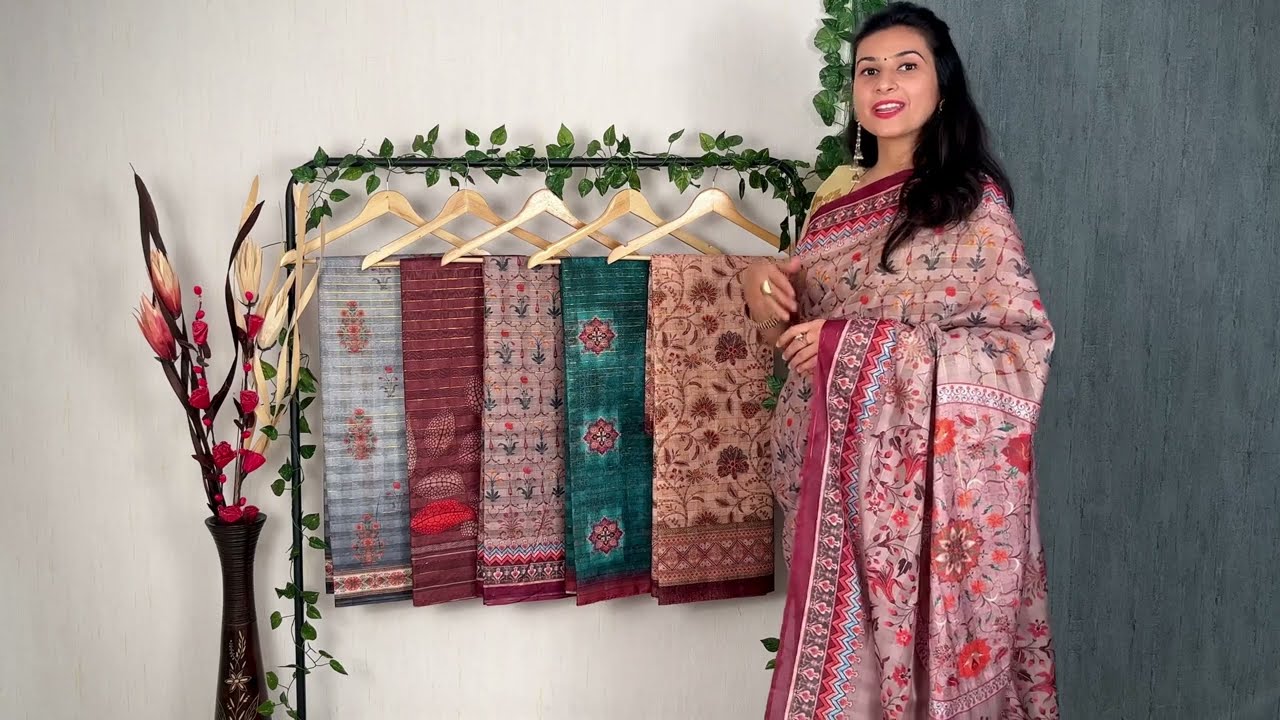 Cotton Digital Printed Saree by Vishnu Weaves || 27th Jan 2022