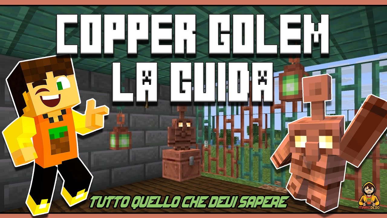 Guida completa al Golem di rame Minecraft 💥🤖 Tutto sul Copper Golem funzionamento e curiosità 🤖💥