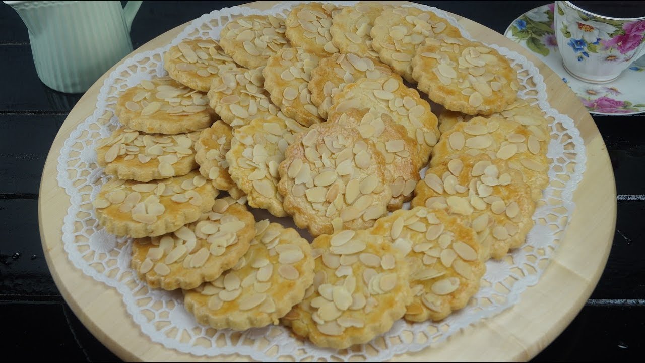File Bademli Kurabiye Tarifi (Mandelplätzchen) YouTube