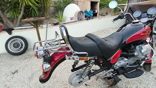 Guzzi rear tyre failure!!