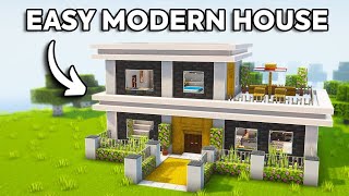 Minecraft_ How To Build Easy Modern House 🏘️ ( Tutorial #10 ) | A R K Gamerz |