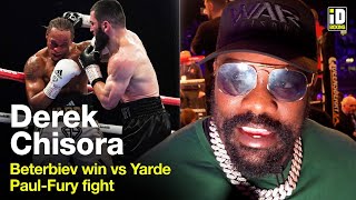 Derek Chisora Reacts To Artur Beterbiev TKO Win vs Yarde & Paul-Fury