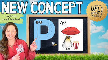 Lesson 6: Letter P /p/ | New Concept Only Phonics Lesson (UFLI Aligned)
