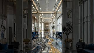 Luxury Hotel Lobby Makeover | Epoxy Floor Transformation Timelapse #beforeandafter #timelapse