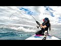 女がSUPからクロマグロを釣り上げる映像。5年越しの夢叶えました。