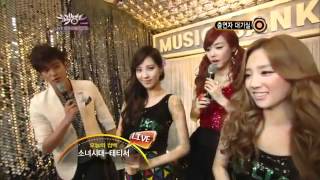 [120508] Girl'Generations TTS (Waiting Room) Twinkle Interview @Music Bank