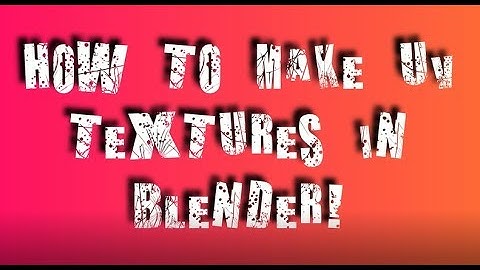 How To Make Textures In Blender For Roblox Meshes - UV Mapping