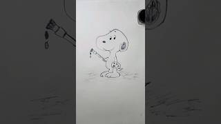 How to draw a snoopy