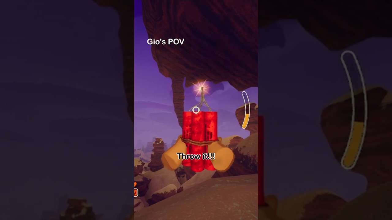 Oh No, Gio Found Dynamite...... #peak #funny #gaming #shorts