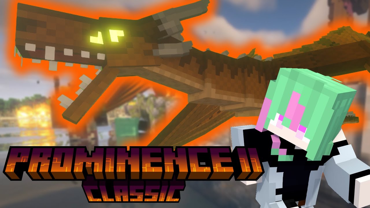 modを知る旅に出る part1 初回からドラゴンに遭遇し、失踪を誓う【prominence II classic】【月入よるは】 - YouTube