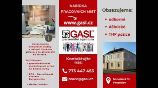Nabídka Volných Míst - Personální Agentura Gasl Cz S.r.o. - Prostějov