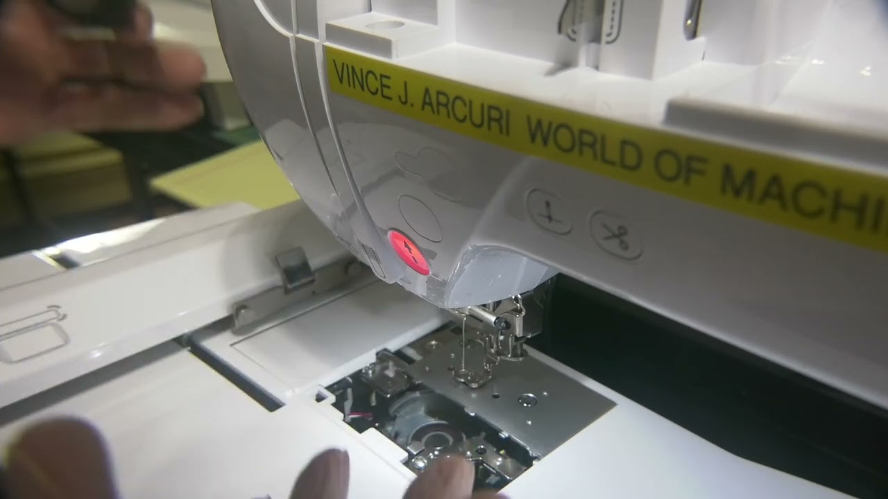 Brother Bobbin & case remove & replace PE900-PE800