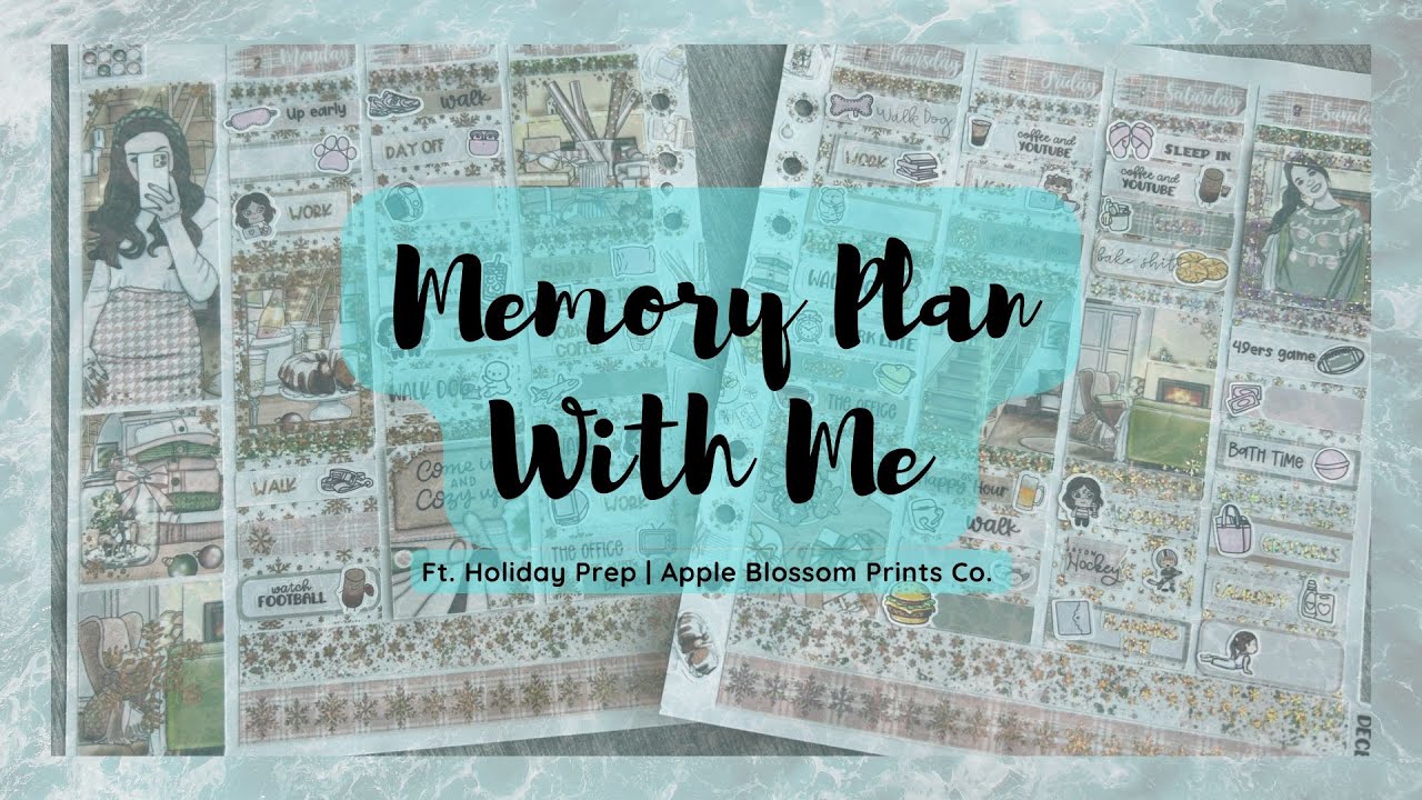 Memory Plan With Me | Holiday Prep (Apple Blossom Prints Co)