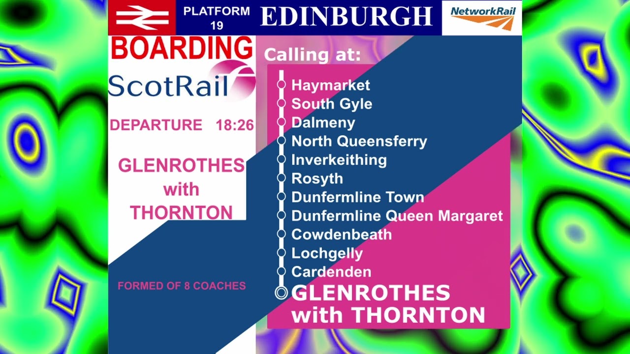 Edinburgh Waverly station announcements part 2, pre-2010