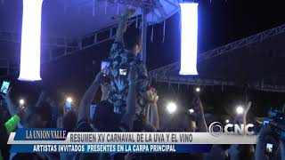 ARTISTAS EN LA TARIMA PRINCIPAL LUISITO MUÑOZ YELSIDCIRO QUIÑONES