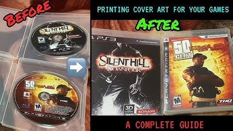 How to Print Out PS3 Cover Art (a complete, easy guide using 8.5/11 paper!)