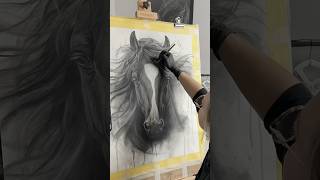 For this drawing, I combined watercolor with charcoal to create more loose and expressive piece. @LeanneBishop