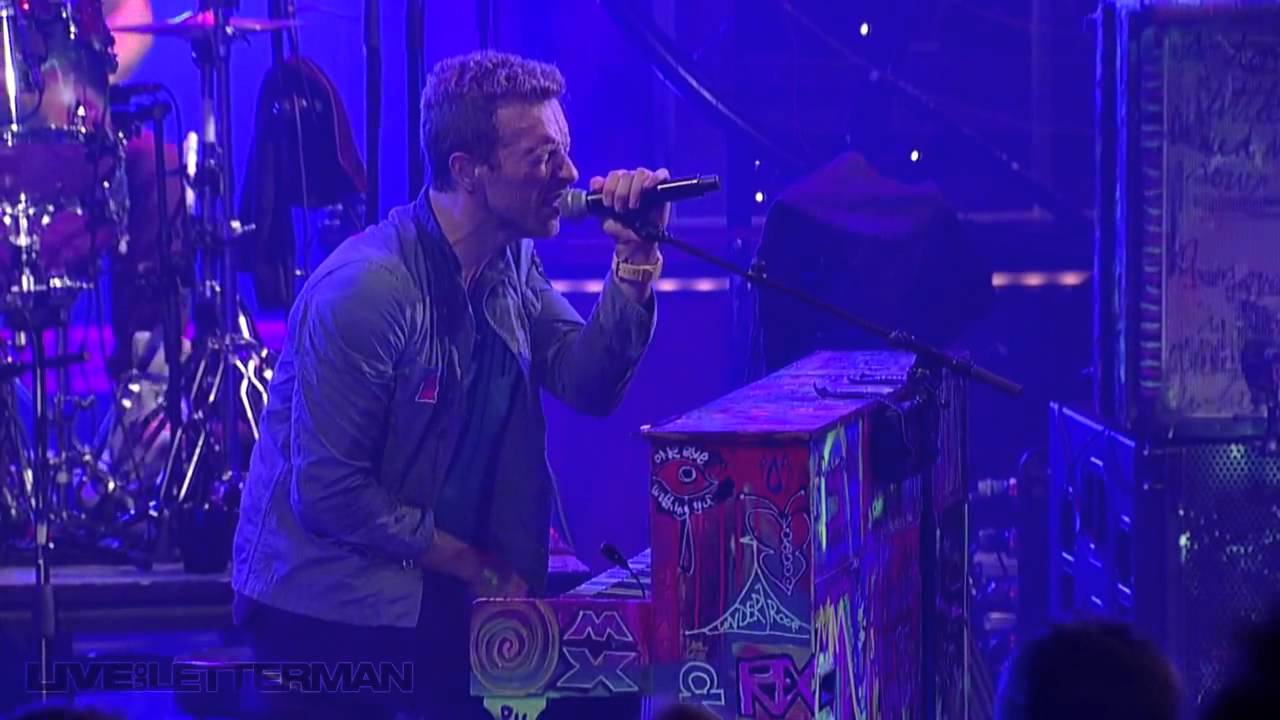 Coldplay Clocks Live on Letterman YouTube