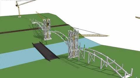 4D Virtual Builder for Sketchup Pro - Bridge example