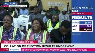 Osun Votes 2026: INEC Announces Election Results From Ifelodun LG