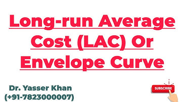 Long-run Average Cost| LAC | Envelope Curve | Cost | Theory Of Cost | Microeconomics | Economics