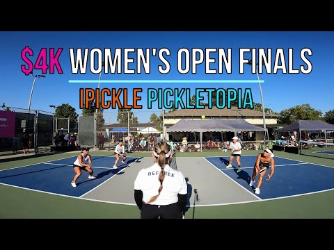 $4K Women's Open Finals Jamie(5.6)/Trang(5.6)  vs Averry(5.4)/ Madison(5.3) ipickle