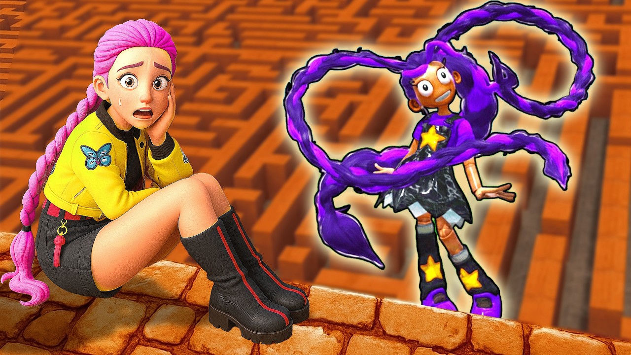 ¿Puede LILY LOVEBRAIDS encontrar a las KPOP DEMON HUNTERS en el LABERINTO?