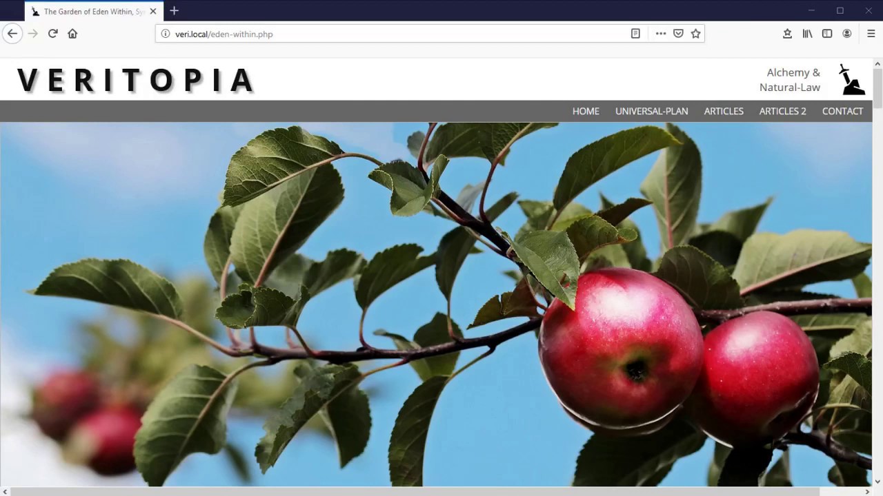 Veritopia 24: The Garden of Eden Within, Esoteric Symbolism