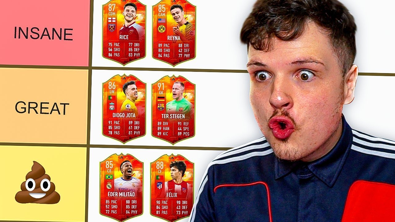 RANKING EVERY NUMBERS UP CARD ON FIFA 22! | Adidas Numbers Up Tier List...