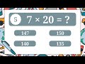 🧠 Fun Multiplication Quiz for Kids | 1-Digit × 2-Digit | Learn Times Tables with Questions!