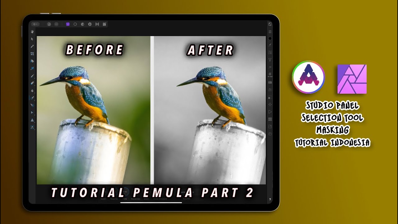 TUTORIAL AFFINITY PHOTO CARA MASKING, COLOR GRADING, UNTUK PEMULA part2 YouTube