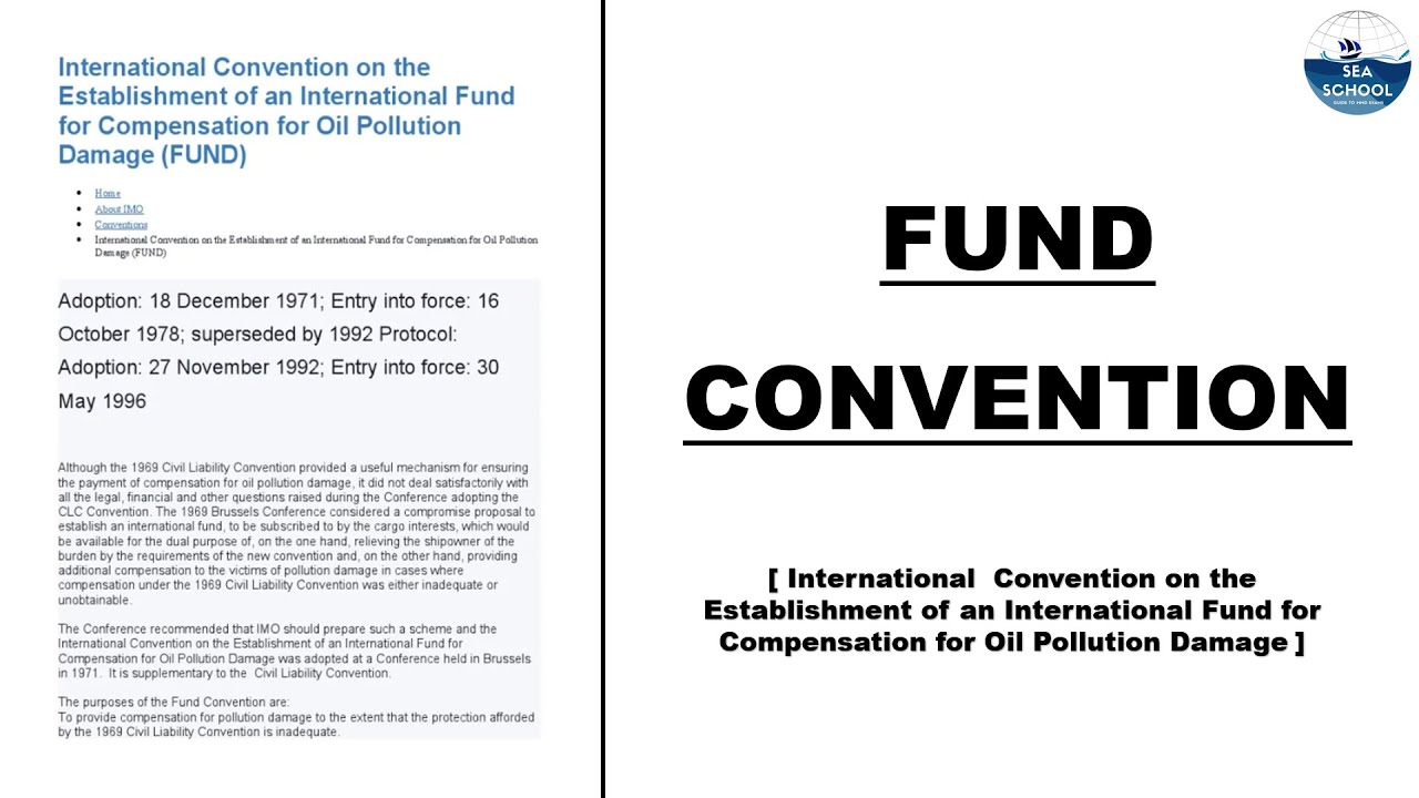 FUND CONVENTION || Function 3 Oral || Chief Mate || Second Mate || Marine Law